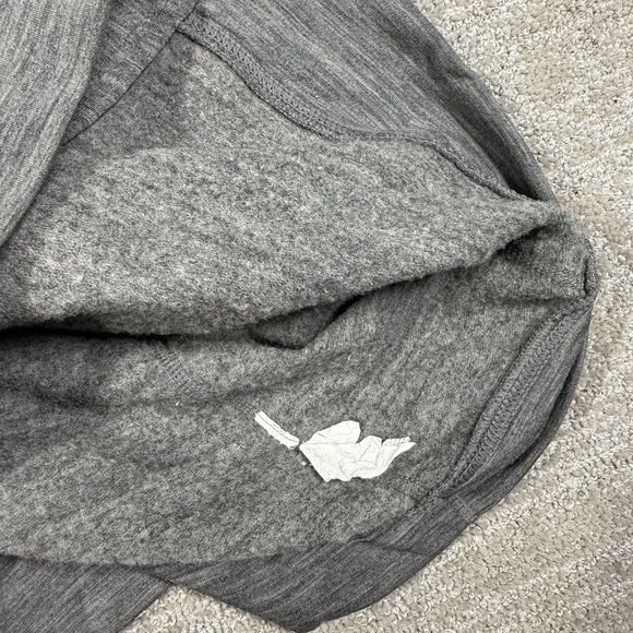 Icebreaker RealFLEECE Dia Long Sleeve Full Zip Hoodie SIZE M Gray Merino Wool - Picture 5 of 7